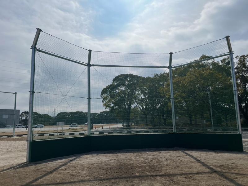 市民公園運動広場バックネット