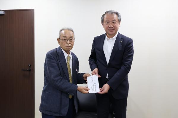 20250820　7月19日大水害被災者の会から義援金