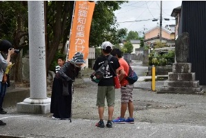 まちづくり協議会　認知症声かけ訓練の画像