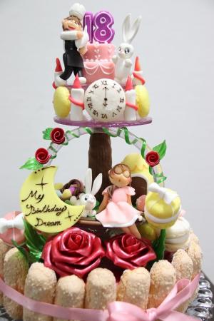作品ケーキ「マイ　バースデー　ドリーム」